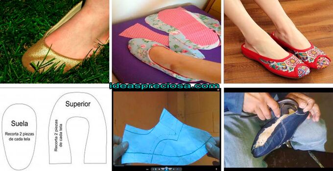 Aprende a como hacer zapatos de mujer en tela en tu maquina de coser