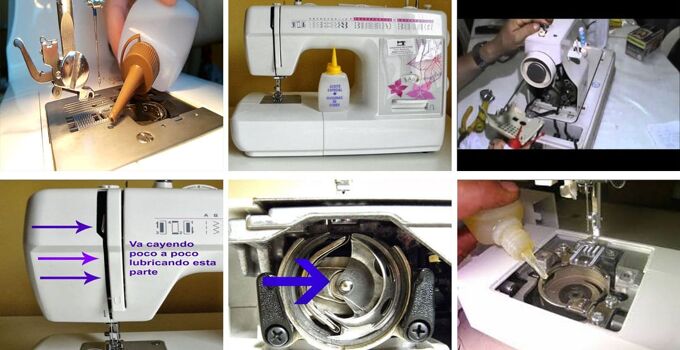 como engrasar una máquina de coser desde casa